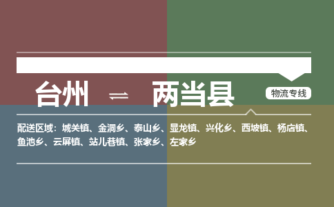 臺州到兩當(dāng)縣物流專線