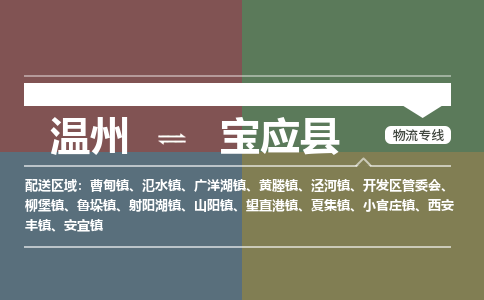 溫州到寶應(yīng)縣物流專線