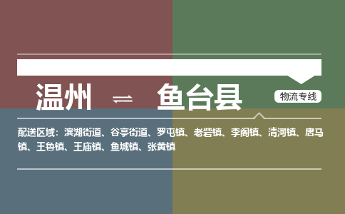 溫州到魚(yú)臺(tái)縣物流專(zhuān)線(xiàn)