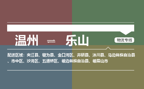 溫州到樂山金口河區物流專線